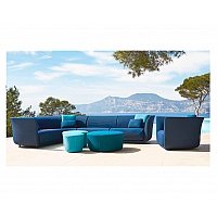 Suave lounge armchair